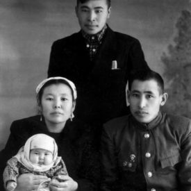 1954 год. Поселок Белоусовка Сестра Карима с супругом Кадыром